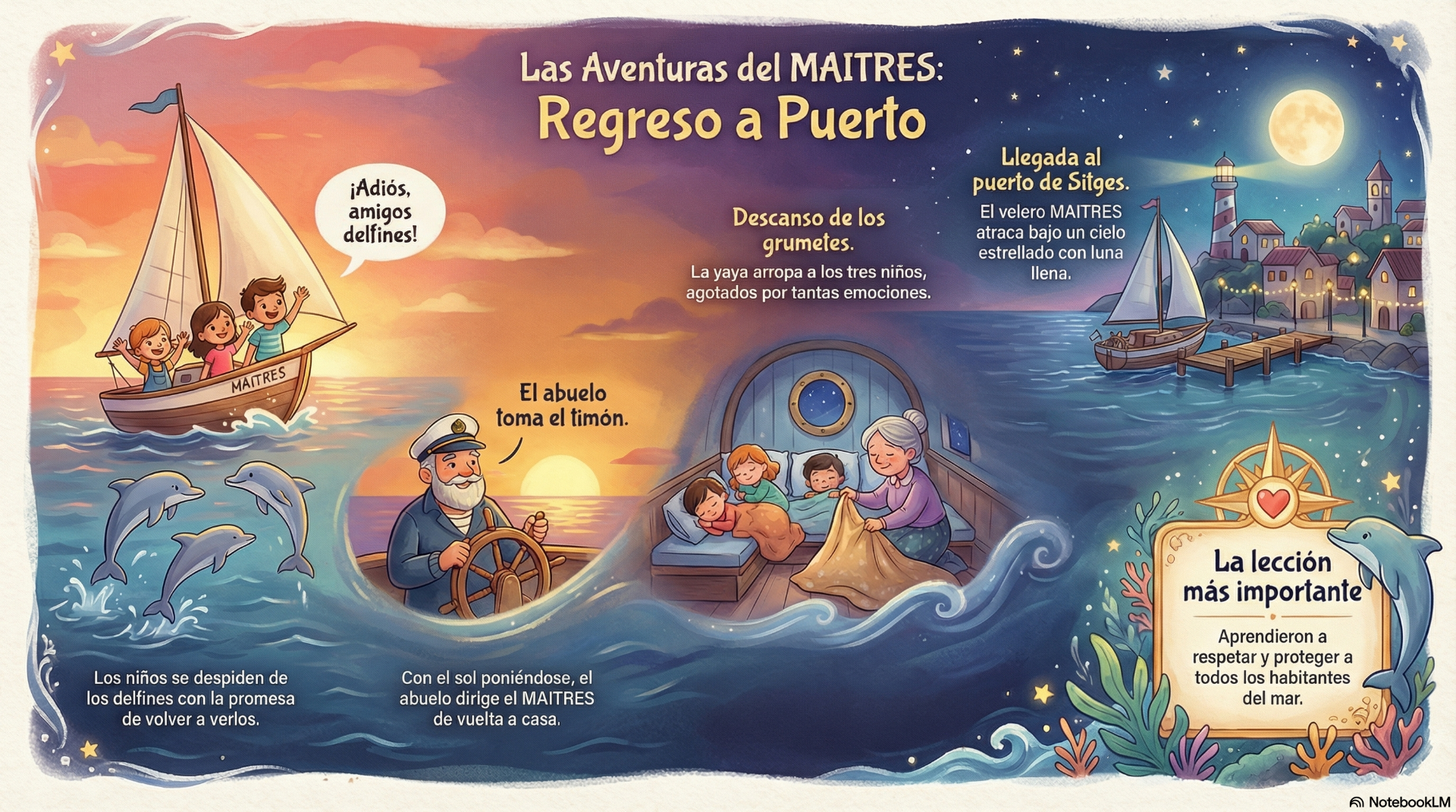 Rumbo al mar de los delfines